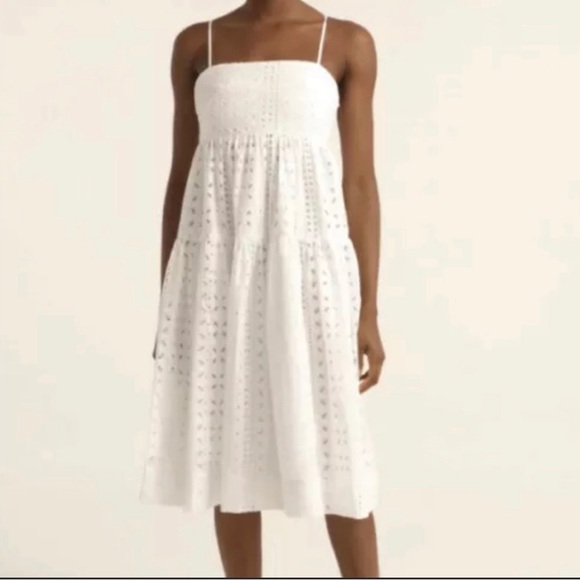 J Crew Eyelet Wrap Dress Casual Dresses J Crew Midi Wrap Dress In Allover  Eyelet J Crew